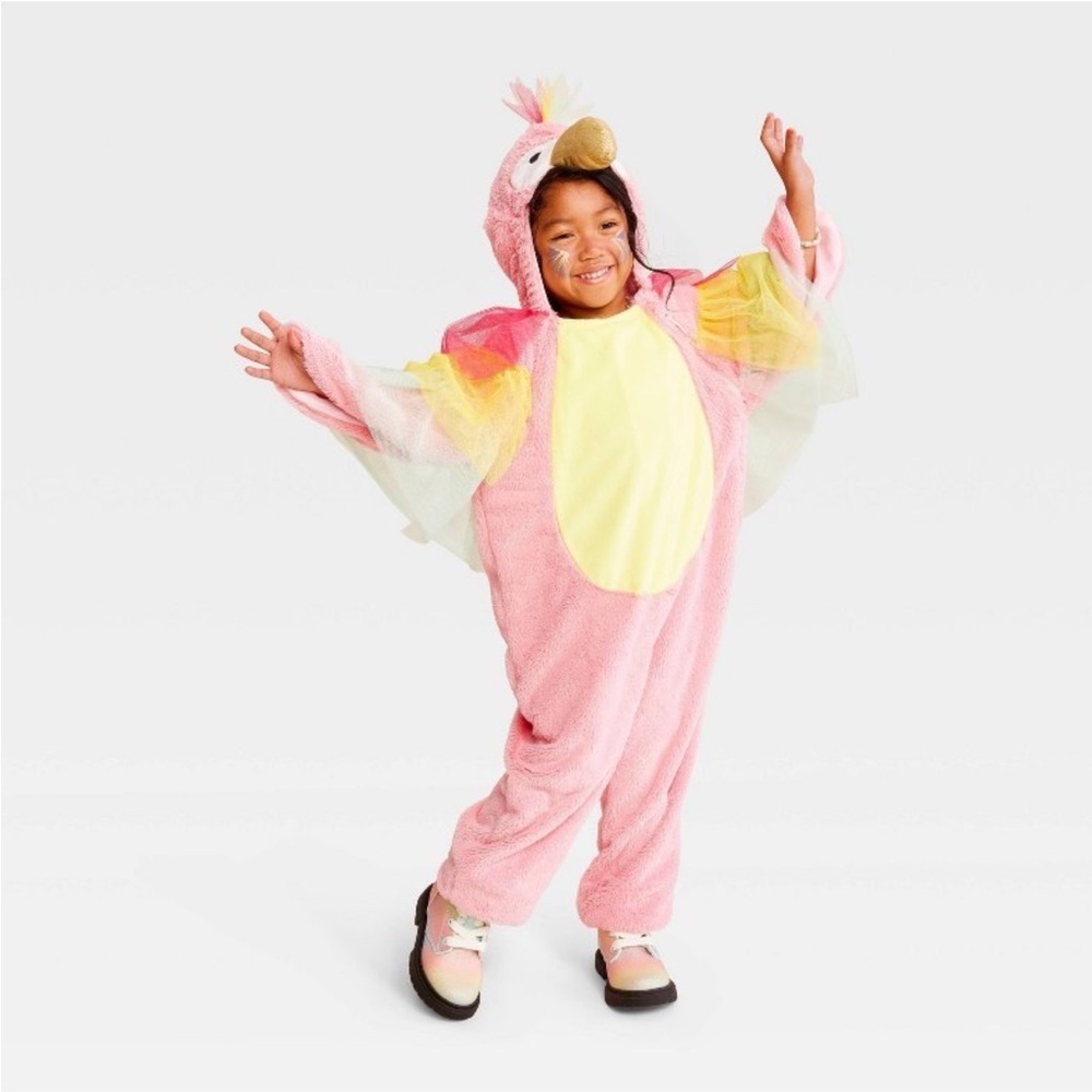 NWT Hyde & EEK! Toddler Parrot Bird Halloween Costume Jumpsuit Sz 18-24M
